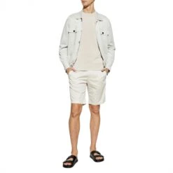 Ice Gray Herringbone Jersey Stretch Overshirt - ELEVENTY 9 Ice Gray Herringbone Jersey Stretch Overshirt - ELEVENTY -ETON Store 97c5997d d711 11ef 8ba7 845315e95398