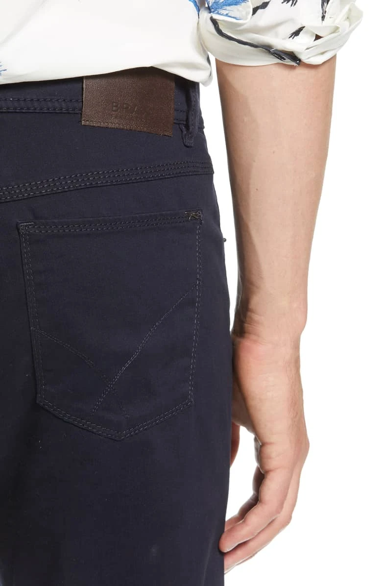 Perma Blue Cooper Fancy Marathon Stretch Cotton Trousers - Brax 7 Perma Blue Cooper Fancy Marathon Stretch Cotton Trousers - Brax - Image 5