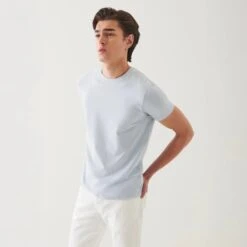 Blue Ice Pima Cotton Stretch Iconic T-Shirt - Patrick Assaraf 9 Blue Ice Pima Cotton Stretch Iconic T-Shirt - Patrick Assaraf -ETON Store 99A08CB 165 119246 1200x 82a1c4c2 e0f5 4d63 8419 2efafa84fead