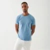 Country Blue Pima Cotton Stretch Iconic T-Shirt - Patrick Assaraf 1 Country Blue Pima Cotton Stretch Iconic T-Shirt - Patrick Assaraf -ETON Store 99A08CB 895 147096 1400x 3f59b9ed d90d 4867 97b2 7b3979b9aabe