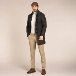 Caramel Twill Stretch Slim Fit Chino - Mason's 8 Caramel Twill Stretch Slim Fit Chino - Mason's -ETON Store 9PN21673 MBE130 075 1