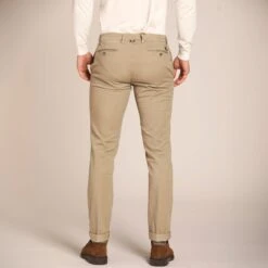 Caramel Twill Stretch Slim Fit Chino - Mason's 10 Caramel Twill Stretch Slim Fit Chino - Mason's -ETON Store 9PN21673 MBE130 075 4