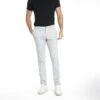 Light Gray Chino Gaberdine Stretch Slim Fit Pants - Mason's
