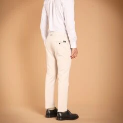 Bone Twill Stretch Slim Fit Chino - Mason's 10 Bone Twill Stretch Slim Fit Chino - Mason's -ETON Store 9PN2R4973 MBE070 020 4