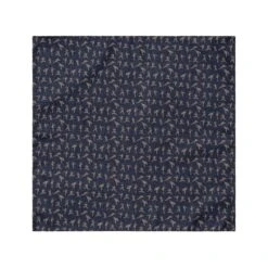 Dark Purple Two-Side Wool Flannel Pocket Square - ETON -ETON Store A000338167700 tpsfu 2 w