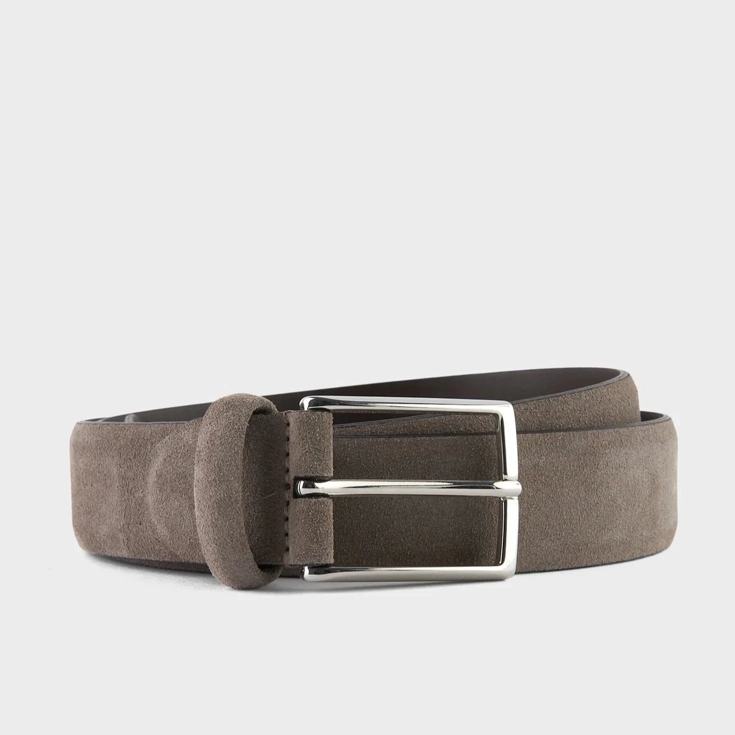 Stone Taupe Suede Belt - Anderson's 3 Stone Taupe Suede Belt - Anderson's