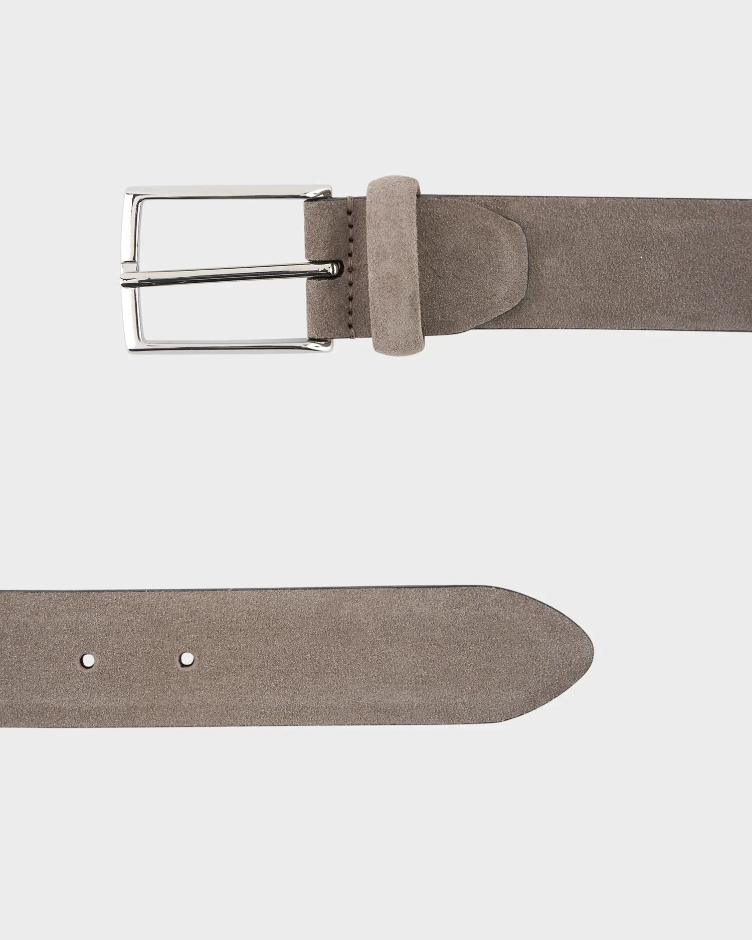Stone Taupe Suede Belt - Anderson's 4 Stone Taupe Suede Belt - Anderson's - Image 2
