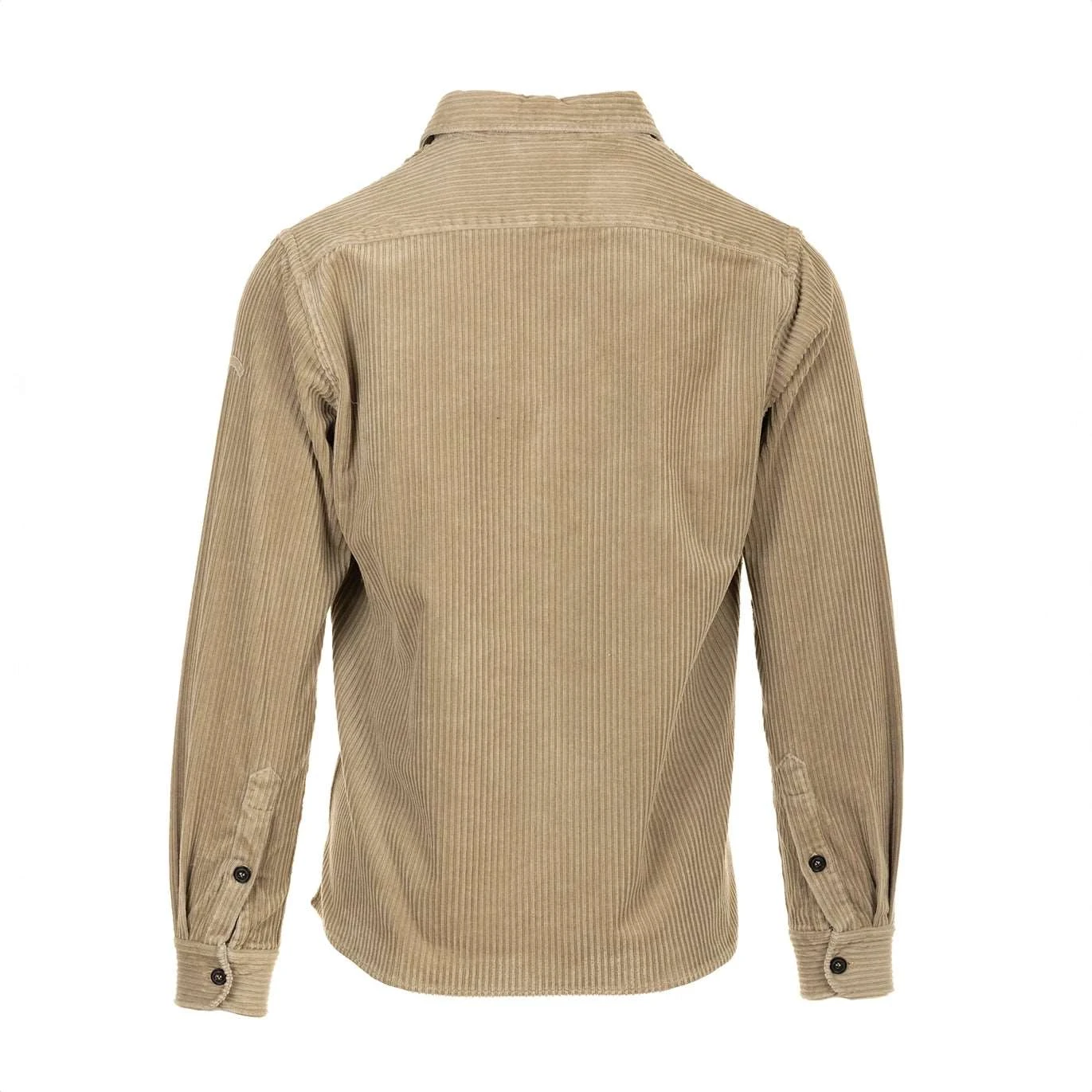 Paul&Shark Beige Cotton-Stretch Corduroy Overshirt W/ Moon Badge - Paul & Shark 14 Paul&Shark Beige Cotton-Stretch Corduroy Overshirt W/ Moon Badge - Paul & Shark - Image 12