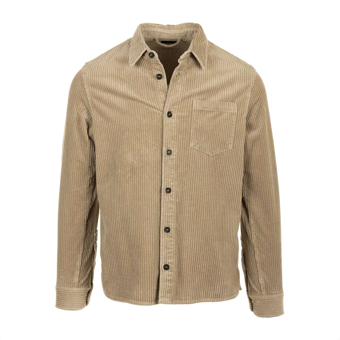Paul&Shark Beige Cotton-Stretch Corduroy Overshirt W/ Moon Badge - Paul & Shark 16 Paul&Shark Beige Cotton-Stretch Corduroy Overshirt W/ Moon Badge - Paul & Shark - Image 14
