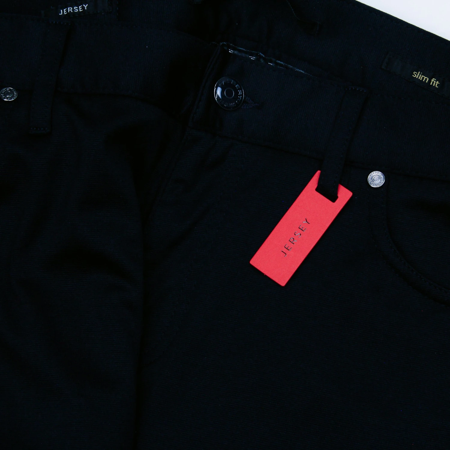 Navy Blue Slim Fit Super Jersey Five-Pocket Pants - ALBERTO 7 Navy Blue Slim Fit Super Jersey Five-Pocket Pants - ALBERTO - Image 5