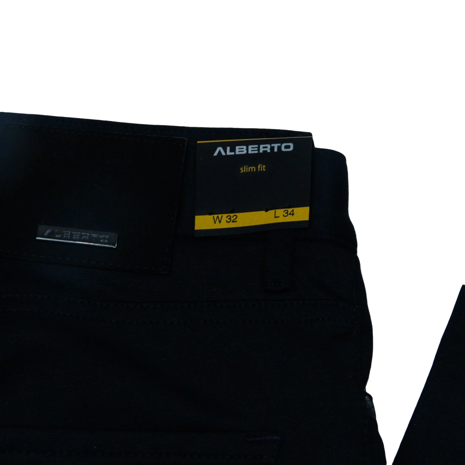 Navy Blue Slim Fit Super Jersey Five-Pocket Pants - ALBERTO 8 Navy Blue Slim Fit Super Jersey Five-Pocket Pants - ALBERTO - Image 6