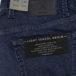 Mid Blue Denim Tencel-Cotton Regular Fit (Pipe) Jeans - Alberto 21 Mid Blue Denim Tencel-Cotton Regular Fit (Pipe) Jeans - Alberto -ETON Store ALBERTO PIPE 07 caf3e104 24ac 4dd5 9b1f d8184369ac15