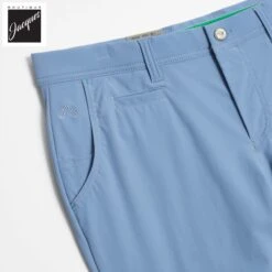 Blue Technical Stretch Fabric Chino-Style Golf Pants - ALBERTO 7 Blue Technical Stretch Fabric Chino-Style Golf Pants - ALBERTO -ETON Store ALBERTO5751 821 2