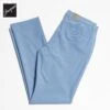 Blue Technical Stretch Fabric Chino-Style Golf Pants - ALBERTO