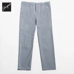 Gray Technical Stretch Fabric Chino-Style Golf Pants - ALBERTO 20 Gray Technical Stretch Fabric Chino-Style Golf Pants - ALBERTO -ETON Store ALBERTO5751 920 1