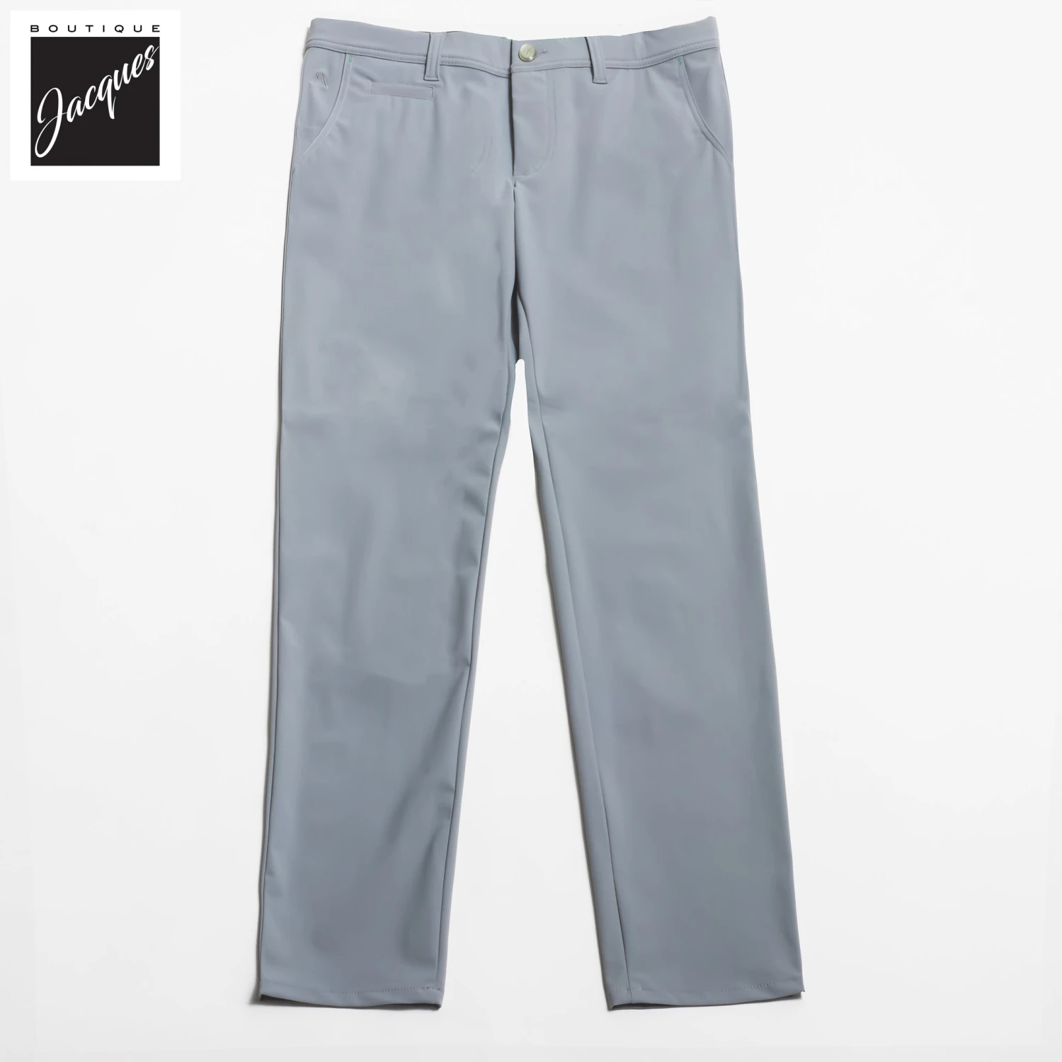 Gray Technical Stretch Fabric Chino-Style Golf Pants - ALBERTO 11 Gray Technical Stretch Fabric Chino-Style Golf Pants - ALBERTO - Image 9