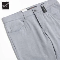 Two-Tone Blue Ceramica Pipe Five Pocket Pants - ALBERTO 14 Two-Tone Blue Ceramica Pipe Five Pocket Pants - ALBERTO -ETON Store ALBERTOPIPE1942 825 3