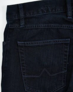 Dark Indigo 'PIPE' T400 DARK Wash - ALBERTO -ETON Store ALBERTO JEANS 48171393898 5
