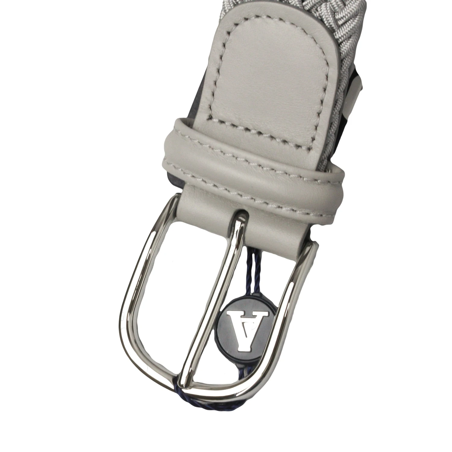 Light Gray Woven Elastic Belt - Anderson's 8 Light Gray Woven Elastic Belt - Anderson's - Image 6