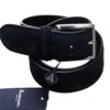 Midnight Blue Nubuck Soft Suede Leather Belt - Anderson's 2 Midnight Blue Nubuck Soft Suede Leather Belt - Anderson's -ETON Store ANDERSONS PL146 B10 1