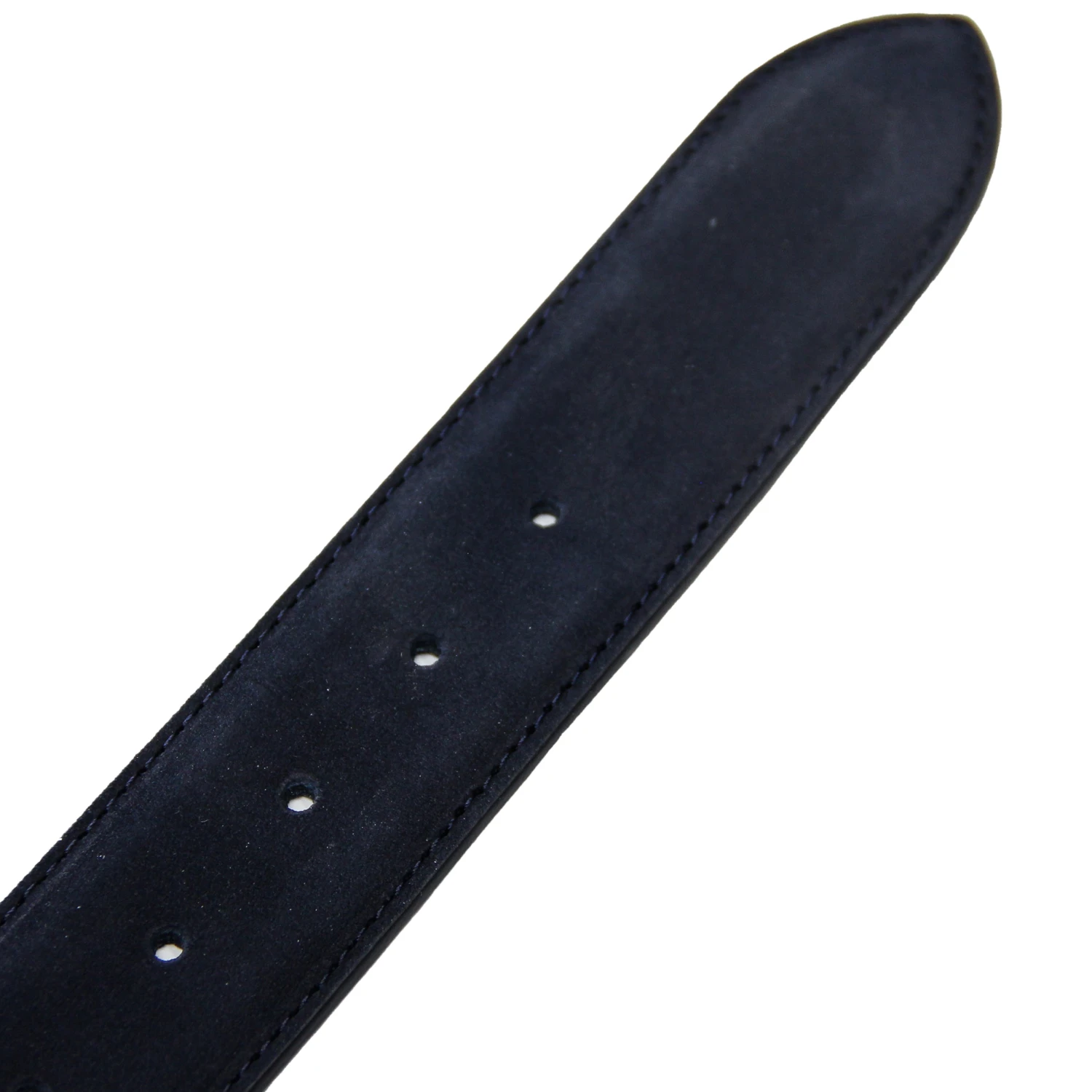 Midnight Blue Nubuck Soft Suede Leather Belt - Anderson's 6 Midnight Blue Nubuck Soft Suede Leather Belt - Anderson's - Image 4