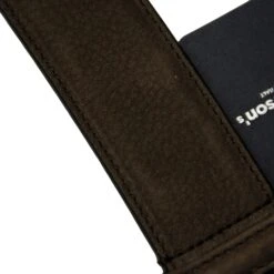 Taupe Brown Nubuck Soft Suede Leather Belt - Anderson's 8 Taupe Brown Nubuck Soft Suede Leather Belt - Anderson's -ETON Store ANDERSONS PL146 F12 2