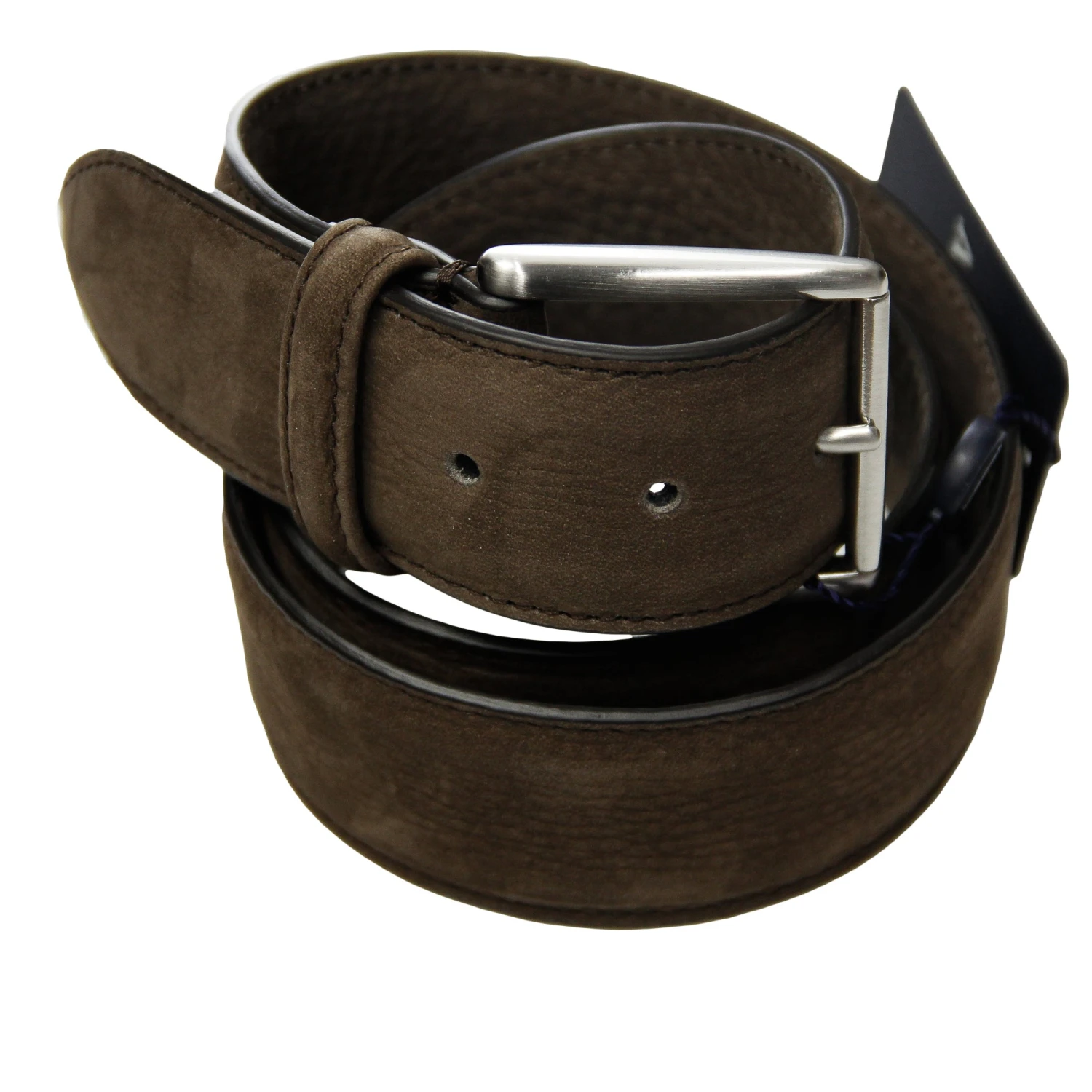 Taupe Brown Nubuck Soft Suede Leather Belt - Anderson's 3 Taupe Brown Nubuck Soft Suede Leather Belt - Anderson's