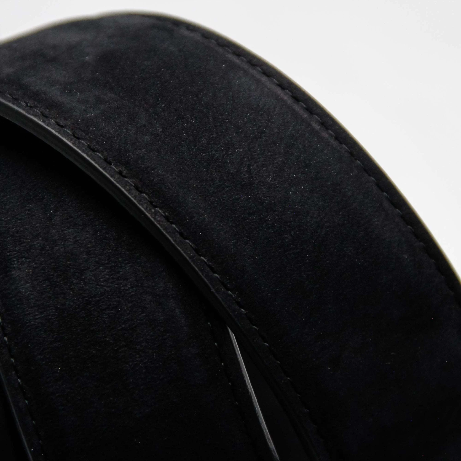 Black Nubuck Soft Suede Leather Belt - Anderson's 6 Black Nubuck Soft Suede Leather Belt - Anderson's - Image 4