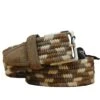 Brown & Cream Multicolour Cashmere-Wool Woven Stretch Belt - Anderson's 2 Brown & Cream Multicolour Cashmere-Wool Woven Stretch Belt - Anderson's -ETON Store ANDERSON S BELT NE97 016 1