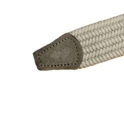 Oatmeal Solid Cashmere-Wool Woven Stretch Belt - Anderson's 9 Oatmeal Solid Cashmere-Wool Woven Stretch Belt - Anderson's -ETON Store ANDERSON S BELT NE97 F5 2