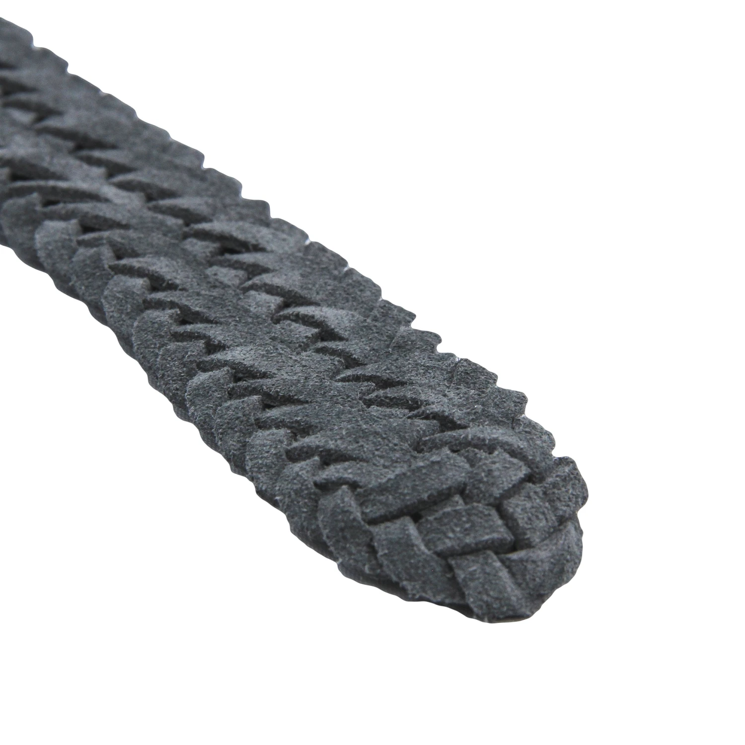 Gray Woven Suede Pin-Buckle Belt - Anderson's 5 Gray Woven Suede Pin-Buckle Belt - Anderson's - Image 3