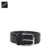 Black Nappa Calf Leather Belt - Anderson's
