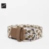 Beige Multicolour Woven Elastic Belt - Anderson's