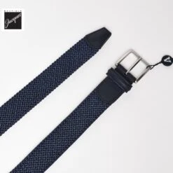 Blue Mélange Woven Elastic Belt - Anderson's 7 Blue Mélange Woven Elastic Belt - Anderson's -ETON Store ANDERSON SNE94 001 3