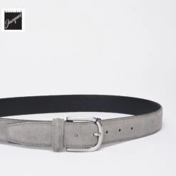 Mid Gray Suede Belt - Anderson's 6 Mid Gray Suede Belt - Anderson's -ETON Store ANDERSON SPL11 G1 1