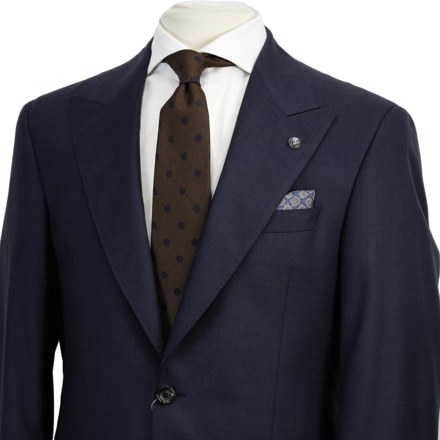 Navy Blue Solid Morgan Contemporary Fit Wool Suit - Jack Victor 4 Navy Blue Solid Morgan Contemporary Fit Wool Suit - Jack Victor - Image 2