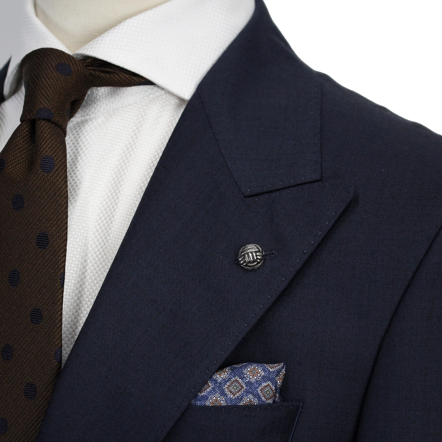 Navy Blue Solid Morgan Contemporary Fit Wool Suit - Jack Victor 8 Navy Blue Solid Morgan Contemporary Fit Wool Suit - Jack Victor - Image 6