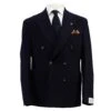 Anniversary Limited Edition Navy Blue Double Breasted Merlin Contemporary Fit Wool Sport Jacket - Jack Victor 1 Anniversary Limited Edition Navy Blue Double Breasted Merlin Contemporary Fit Wool Sport Jacket - Jack Victor -ETON Store ANNSPJ5 MARTIN 1