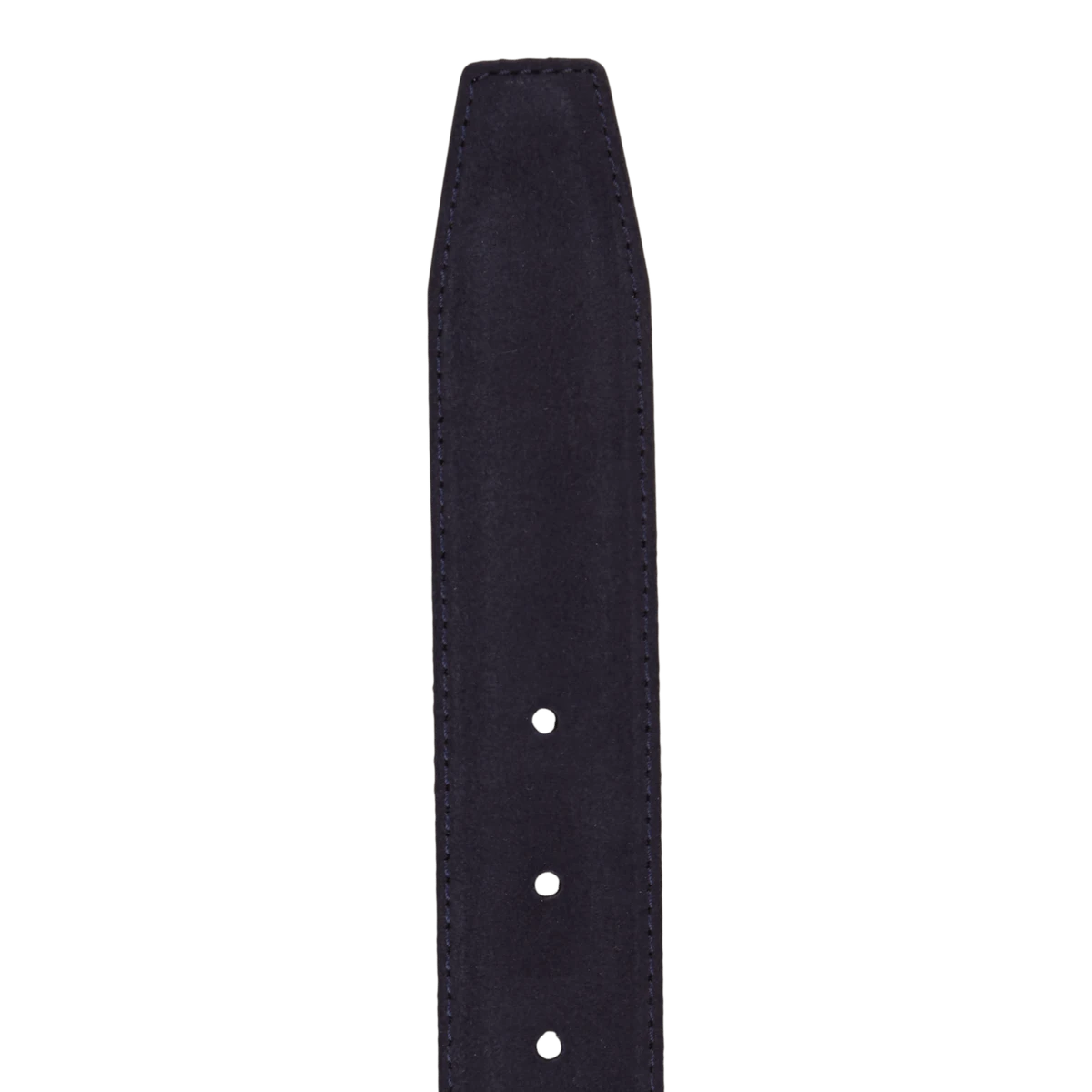 Navy Blue Square Buckle Suede Belt - Anderson's 6 Navy Blue Square Buckle Suede Belt - Anderson's - Image 4