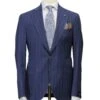 Blue Pin-Stripe Wool Mason Contemporary Trim Fit Suit - Jack Victor 1 Blue Pin-Stripe Wool Mason Contemporary Trim Fit Suit - Jack Victor -ETON Store Blue Jack Victor JVC30812 1