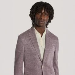 Mauve Melange Comfortwear Sport Jacket - Jack Victor 8 Mauve Melange Comfortwear Sport Jacket - Jack Victor -ETON Store C01425 1072