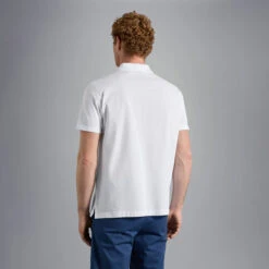 Paul&Shark White Shark Badge Double Piqué Cotton Polo Shirt - Paul & Shark 10 Paul&Shark White Shark Badge Double Piqué Cotton Polo Shirt - Paul & Shark -ETON Store C0P1013 010 03