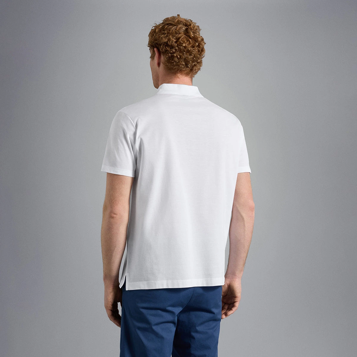 Paul&Shark White Shark Badge Double Piqué Cotton Polo Shirt - Paul & Shark 5 Paul&Shark White Shark Badge Double Piqué Cotton Polo Shirt - Paul & Shark - Image 3