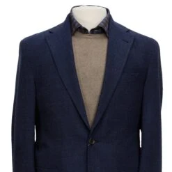 Dark Blue Wool Hartford Contemporary Fit Unconstructed Sport Jacket - Jack Victor 11 Dark Blue Wool Hartford Contemporary Fit Unconstructed Sport Jacket - Jack Victor -ETON Store C1118 1