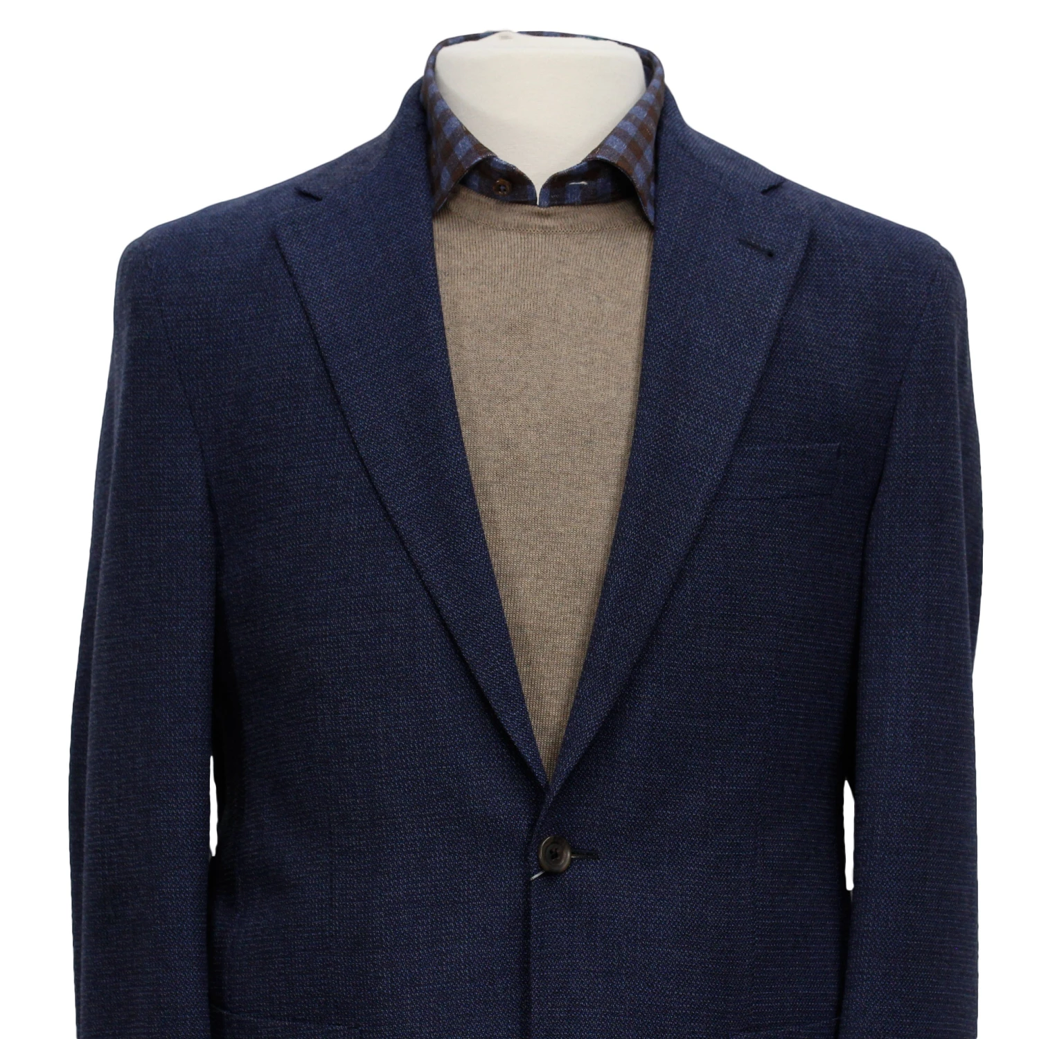 Dark Blue Wool Hartford Contemporary Fit Unconstructed Sport Jacket - Jack Victor 6 Dark Blue Wool Hartford Contemporary Fit Unconstructed Sport Jacket - Jack Victor - Image 4