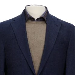 Dark Blue Wool Hartford Contemporary Fit Unconstructed Sport Jacket - Jack Victor 10 Dark Blue Wool Hartford Contemporary Fit Unconstructed Sport Jacket - Jack Victor -ETON Store C1118 2