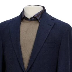 Dark Blue Wool Hartford Contemporary Fit Unconstructed Sport Jacket - Jack Victor 9 Dark Blue Wool Hartford Contemporary Fit Unconstructed Sport Jacket - Jack Victor -ETON Store C1118 3
