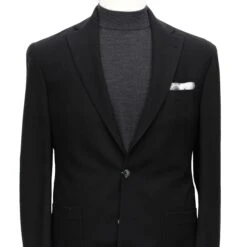 Black Comfortwear Queens Contemporary Fit Unconstructed Knit Sport Coat - Jack Victor 17 Black Comfortwear Queens Contemporary Fit Unconstructed Knit Sport Coat - Jack Victor -ETON Store C1224 1