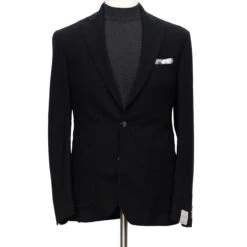Black Comfortwear Queens Contemporary Fit Unconstructed Knit Sport Coat - Jack Victor 15 Black Comfortwear Queens Contemporary Fit Unconstructed Knit Sport Coat - Jack Victor -ETON Store C1224