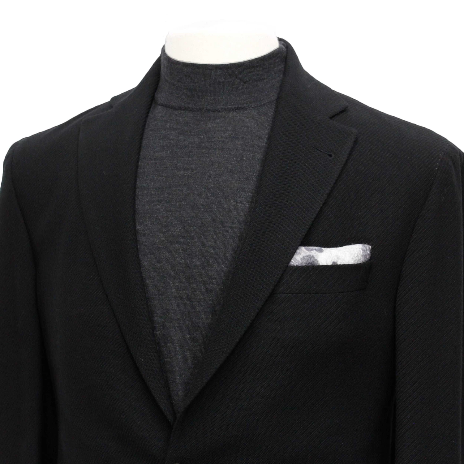 Black Comfortwear Queens Contemporary Fit Unconstructed Knit Sport Coat - Jack Victor 5 Black Comfortwear Queens Contemporary Fit Unconstructed Knit Sport Coat - Jack Victor - Image 3